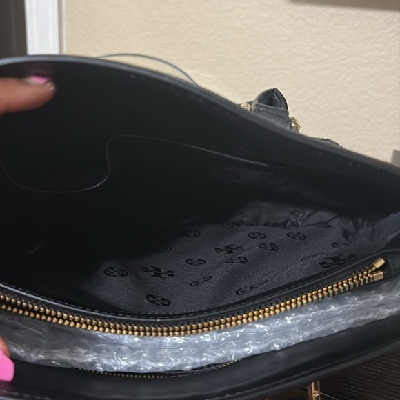 Tory Burch Robinson Reva Woven Dome Satchel - Picture 7 of 10